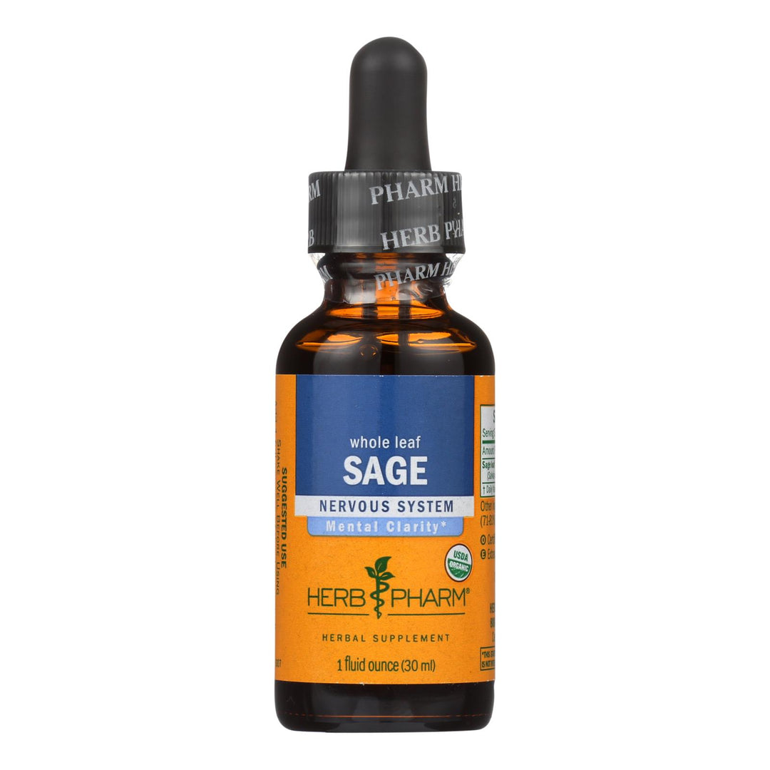 Herb Pharm - Sage White - 1 Each-1 Fz - Maras Green